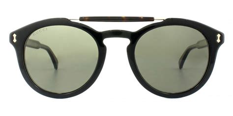 Gucci™ GG0124S 001 50 Black Sunglasses 